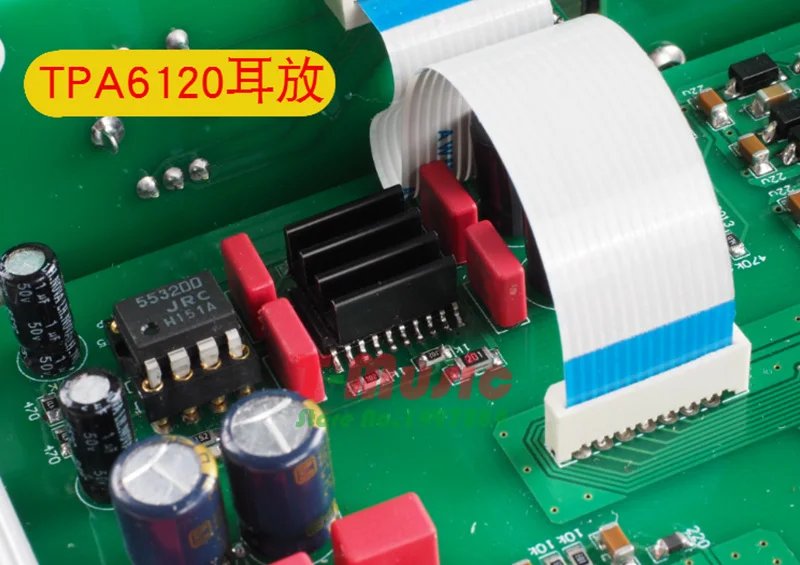 Топ ES9038 Q2M DAC декодер с XMOS XU208 USB Bluetooth 5,0 TPA6120 усилитель для наушников Поддержка 32 бит/384 K DSD