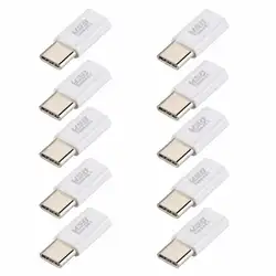 Hiperdeal Новый 10 шт. USB-C Тип-C 3.1 для Micro USB данных зарядный адаптер для Samsung Galaxy S8 18Apr17 прямая поставка