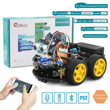 Emakefun для Arduino робот 4WD автомобили приложение RC пульт дистанционного управления Bluetooth робототехники Обучающий Набор Обучающие игрушки для детей