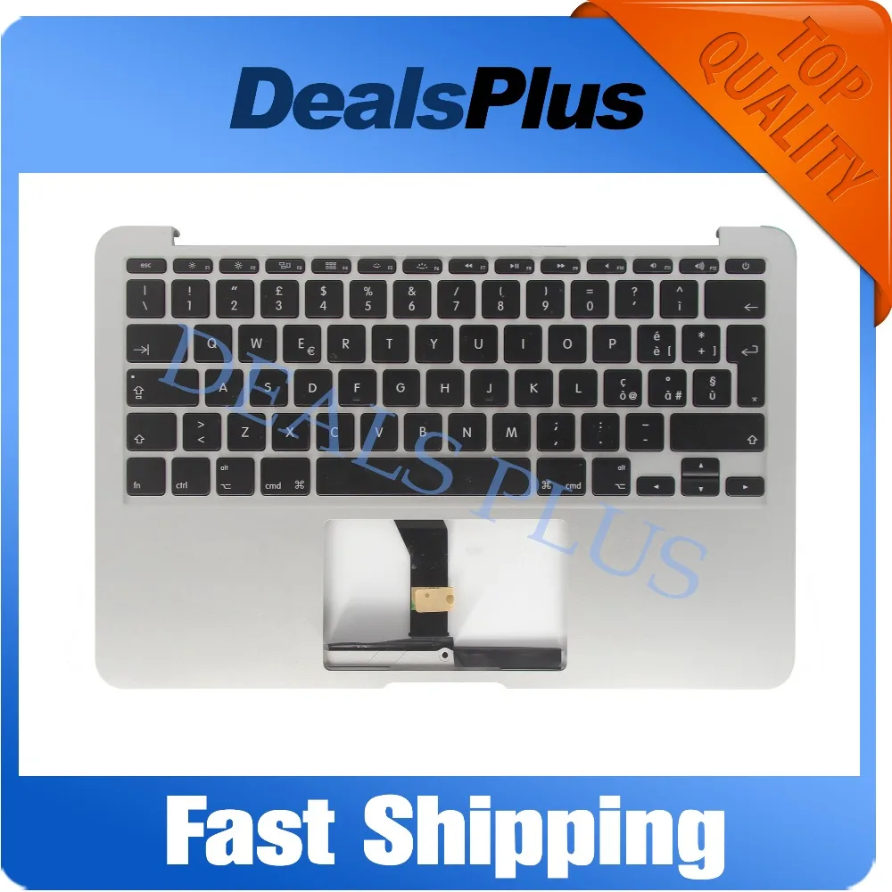 Чехол для Macbook Air A1370 A1465 Подставка для рук с итальянской клавиатурой без сенсорной панели 2012 года