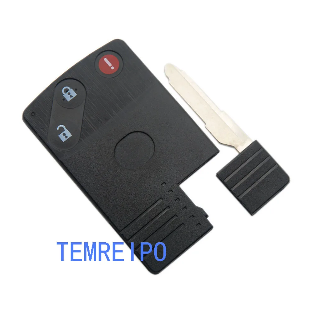 

Replacement Shell Smart Card Remote Key Case Fob for MAZDA CX-7 CX-9 RX8 5 6 Miata 3 Button