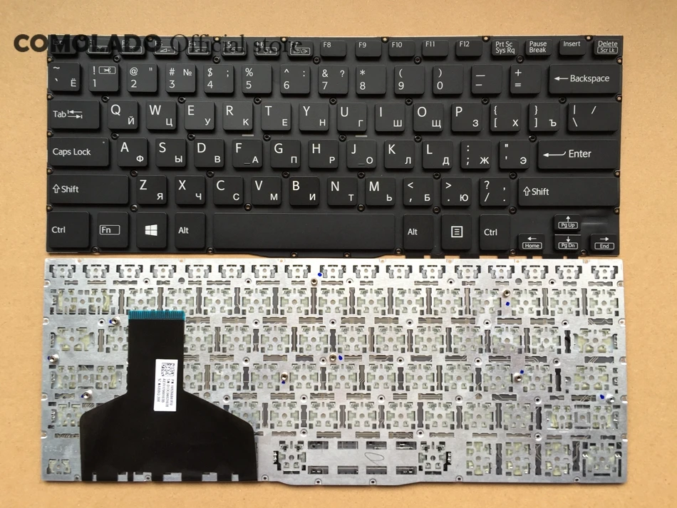 

RU Russian Keyboard For Sony for VAIO Fit 13 13A 13N SVF13 SVF13A SVF13N Black & Silver Laptop keyboard RU Layout