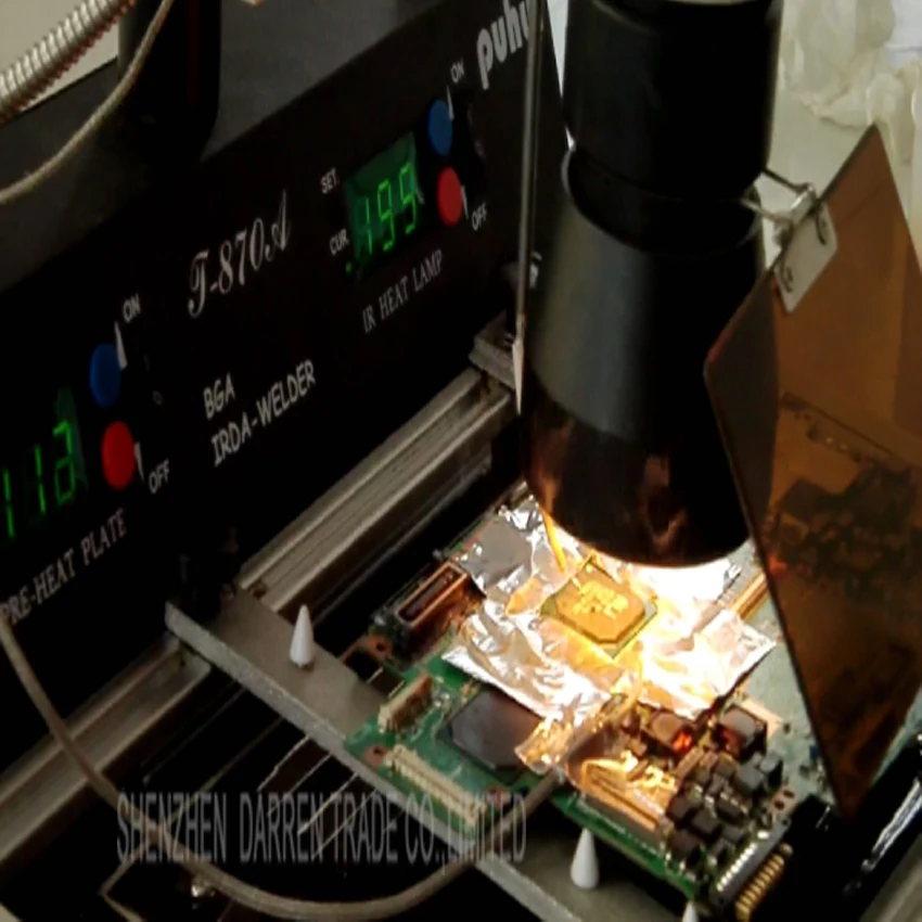 1 шт. высокое качество T 870A Инфракрасная паяльная станция IRDA паяльник сварщик 35 50