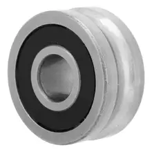 1pcs 8x24x11mm bearing Steel U Groove Single Roller Track Bearing Guide linear slide bearings housing mount 1pcs 8x24x11mm bearing Steel U Groove Single Roller Track Bearing Guide linear slide bearings housing mount