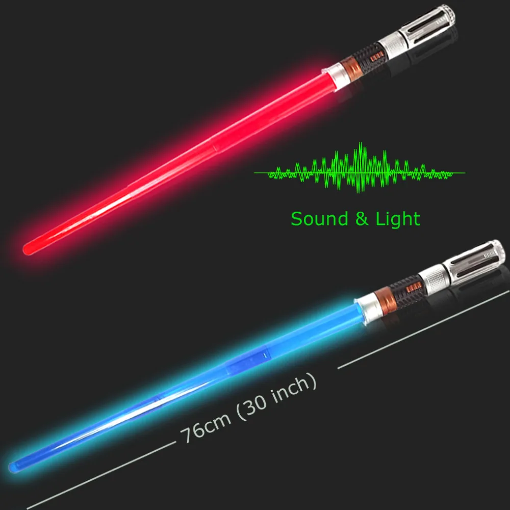 

Starwars Toys Darth Vader Telescopic LightSaber Sound Light Kids Scalable Hero Weapons