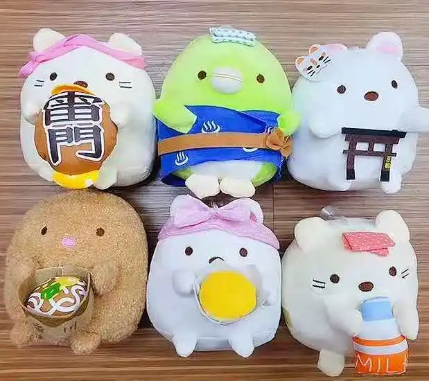 Discount 72pcs/lot San-X plush pendants Sumikko gurashi plush Stuffed Keychain Cartoon Sumikko Animal Stuffed Plush Toys 20cm 0 Discount 72pcs/lot San-X plush pendants Sumikko gurashi plush Stuffed Keychain Cartoon Sumikko Animal Stuffed Plush Toys 20cm 0