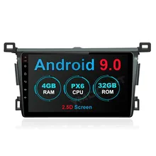 YMODVHT 2.5D 9 дюймов 4 Гб+ 64 ГБ Android 9,0 Автомобильный DVD Радио для Toyota RAV4 Rav 4 2013-to- gps навигация Мультимедиа