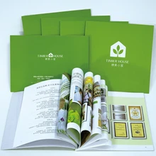 Пользовательский дизайн для брошюр и каталогов печатная книга журнал ручная печать брошюр