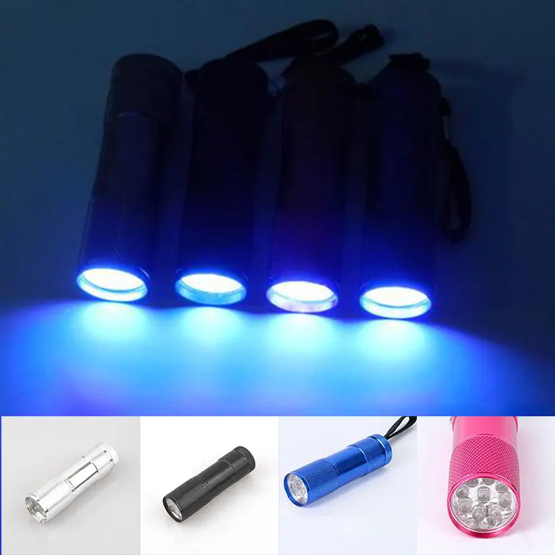 1 шт. 12 Светодиодный УФ Blacklight светодиодный фонарик факел Pet Мочи Детектор инструмент Топ