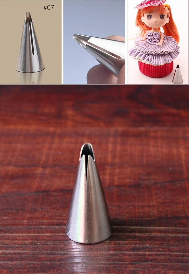 kn 7 (304)Stainless Steel Decorating Tip, Cake Noozle, Cake Puff