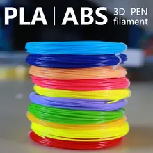 20 цветов, блестящая цветная нить для 3d ручки, 1,75 мм, 3D нить abs/pla, нить из природного разложения, быстрая в течение 24 часов