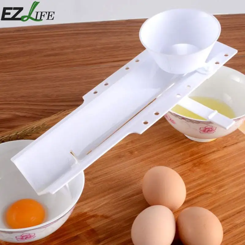Creative Egg White Separator Slide Plastic Egg White Yolk Divider Egg