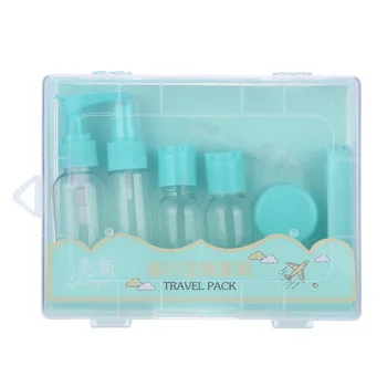

10pcs Portable Spray Refillable Bottles Kit Plastic Face Cream Lotion Makeup Container Home Travel Empty Spray Refill Bottles PD