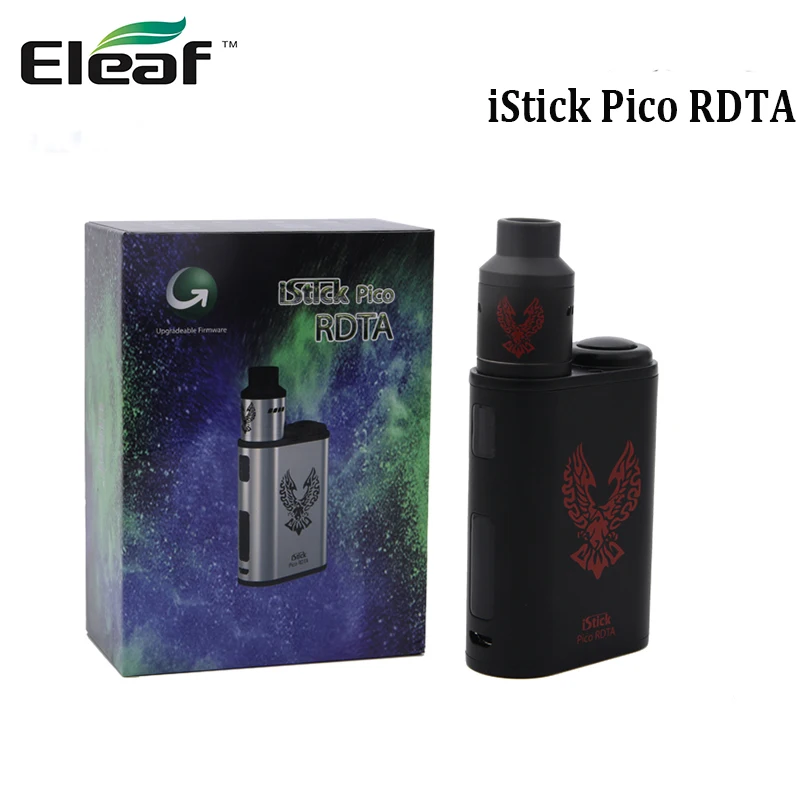 Оригинальный электронной сигареты Eleaf istick Pico RDTA 75 Вт поле MOD 2300 мАч встроенный