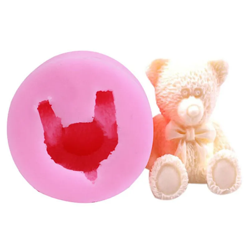 New Arrive Bear Shape For Silicone Fondant Cake Tool Mold Cookie Chocolate Sugar Bakeware | Дом и сад