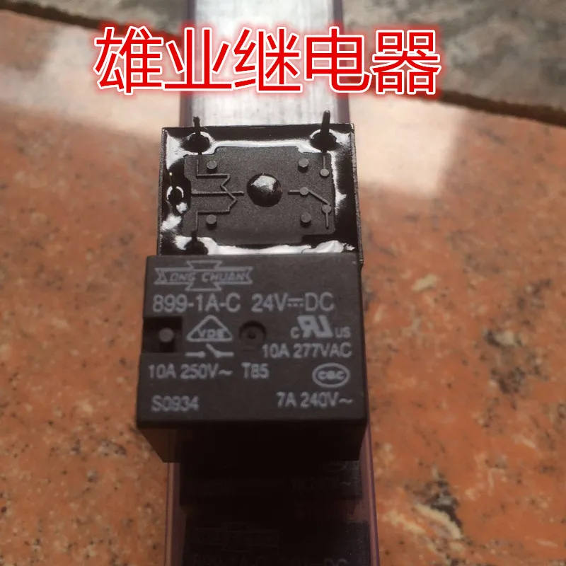 Реле 899-1A-C 24VDC 10A 4PIN | Обустройство дома