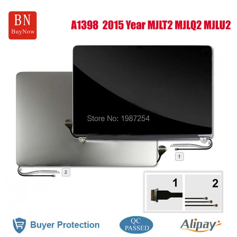

For Apple LCD LED Display Assembly For MacBook Pro 15" Retina 2015 year A1398