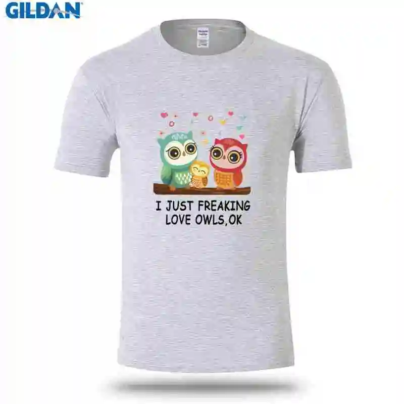 Модная футболка Для мужчин 100% хлопок Лето сова любовь Pop Top Tee большой Размеры Xxxl