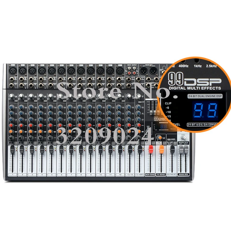 Professional 16 Channel  Bluetooth USB Mixer 99