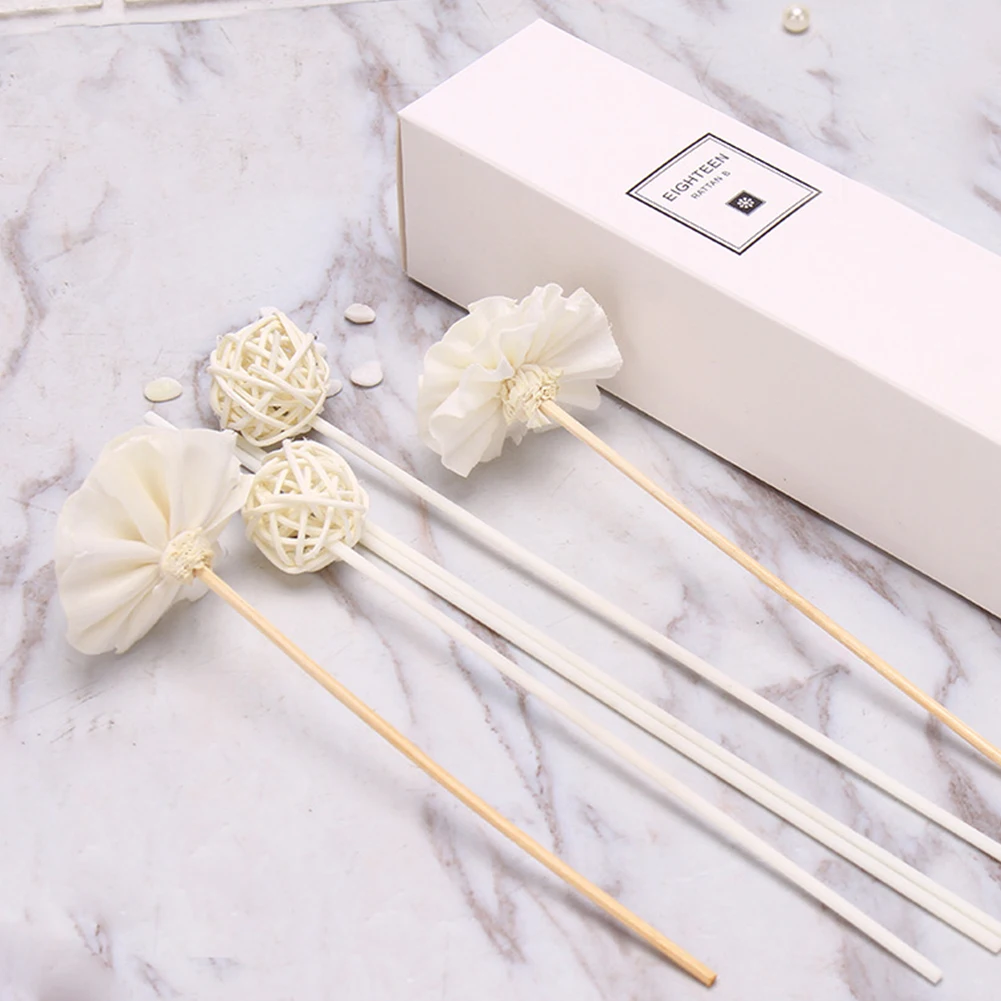 

Aroma Diffuser Set Decoration Fragrance Lightweight Relieve Stress Car Essential Oil Home Rattan Spa Exquisite Dry Flower Office