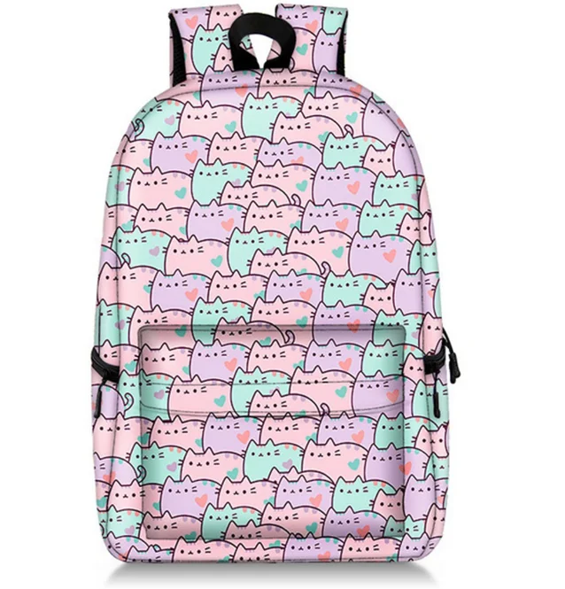 17 дюймов панда рюкзак для девочек-подростков ноутбук Mochila Feminina Unicorn студенческий школьный рюкзак женские дорожные сумки - Цвет: 004