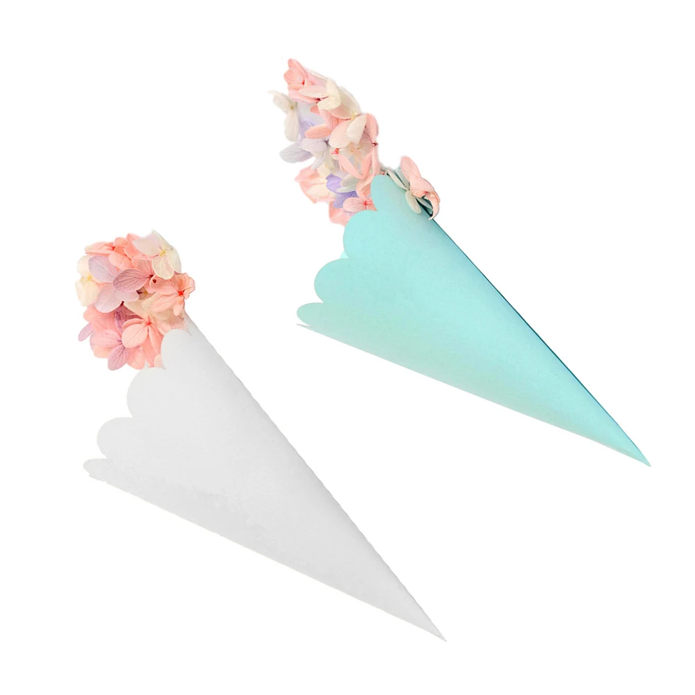 2019 новые свадебные конусы конфетти лепесток конфеты держатель волнистые