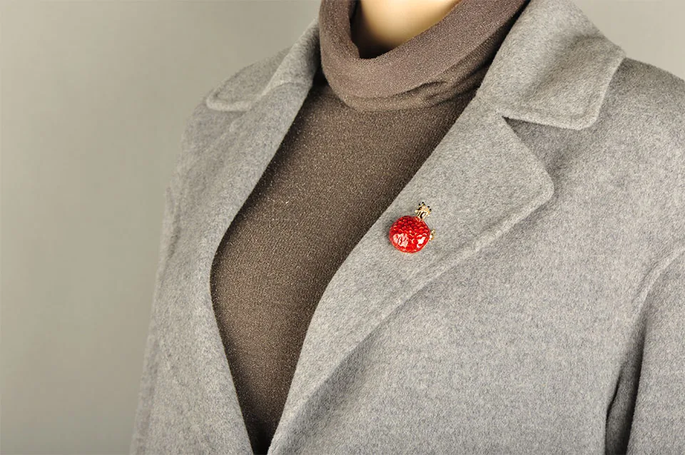 Эмаль blucome фруктовая форма красная гранатовая брошь милый подарок аксессуары Костюм лацкан булавка мужская женская одежда значок на шарф пряжки
