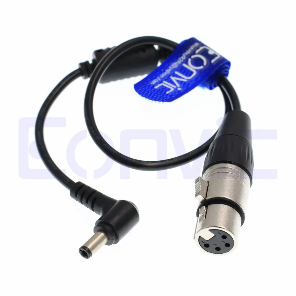 Eonvic прямоугольный адаптер постоянного тока на 4pin XLR кабель питания для BMCC Blackmagic