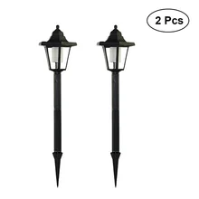 2 предмета на солнечных батареях Светодиодный Солнечный свет Водонепроницаемый постоянного Панель огни для путь открытый внутренний дворик двор(белый свет