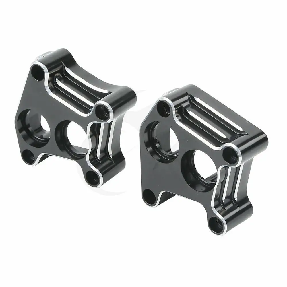 Black CNC Aluminum Front Rear Lifter Tappet Block Cover For Harley 1999-2017 CVO Breakout Dyna Twin
