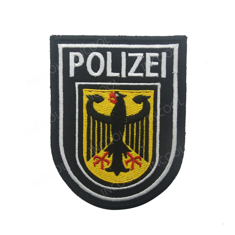 Aufbügler Germania Bandiera Bandiera Patch ricamate distintivo Amulet Portafortuna 