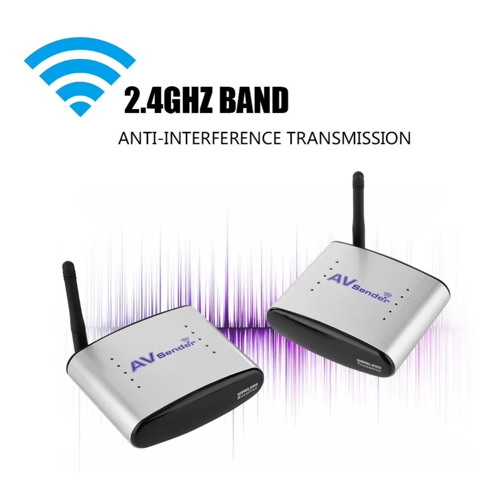 

Wireless AV Sender Anti-interference Transmission 150m AV Sender Transmitter Receiver Wireless AV Sender