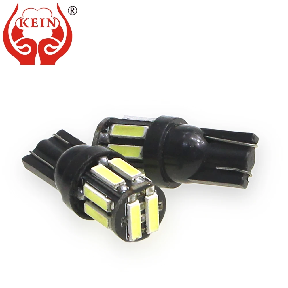 KEIN 4 шт. автомобильный Стайлинг t10 w5w Светодиодная лампа 7020 10smd led Авто Чтение
