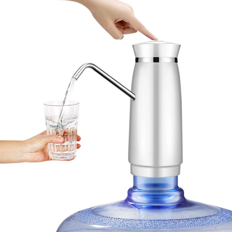 Автоматический Электрический насос для воды диспенсер водяной насос usb зарядка питьевой диспенсер бутылка с быстрым двойным насосом