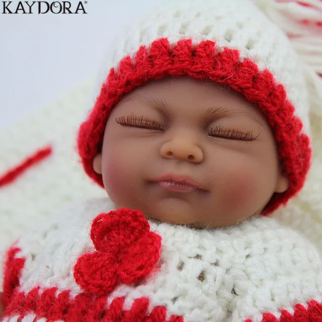 KAYDORA Reborn Baby Dolls, африканские силиконовые куклы для всего тела, черная кожа, 1 год, подарок на день рождения, 10 дюймов, для новорожденных девочек, детская игрушка для купания