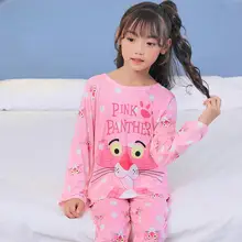 Детские пижамные комплекты хлопковый детский пижамный комплект, домашнее ночное белье женские пижамы милая одежда пижамы для больших мальчиков одежда для сна милый стиль