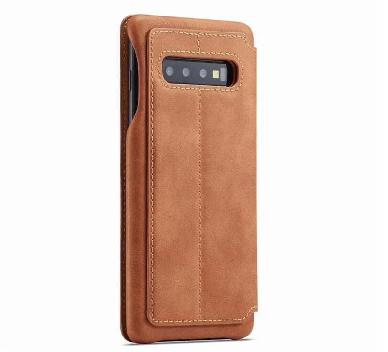 10 шт./лот бумажник чехол для samsung Galaxy S9 plus кожаный чехол роскошный Бизнес откидная крышка для samsung S9 Чехол-книжка дизайнерские чехлы