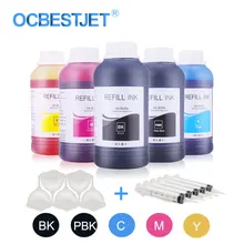 5x250 мл универсальные чернила бутылка для Canon TS5040 MG5440 MG5740 MG6840 MX921 MX924 IP7240 Система непрерывной подачи чернил краски для чернил для принтеров Canon
