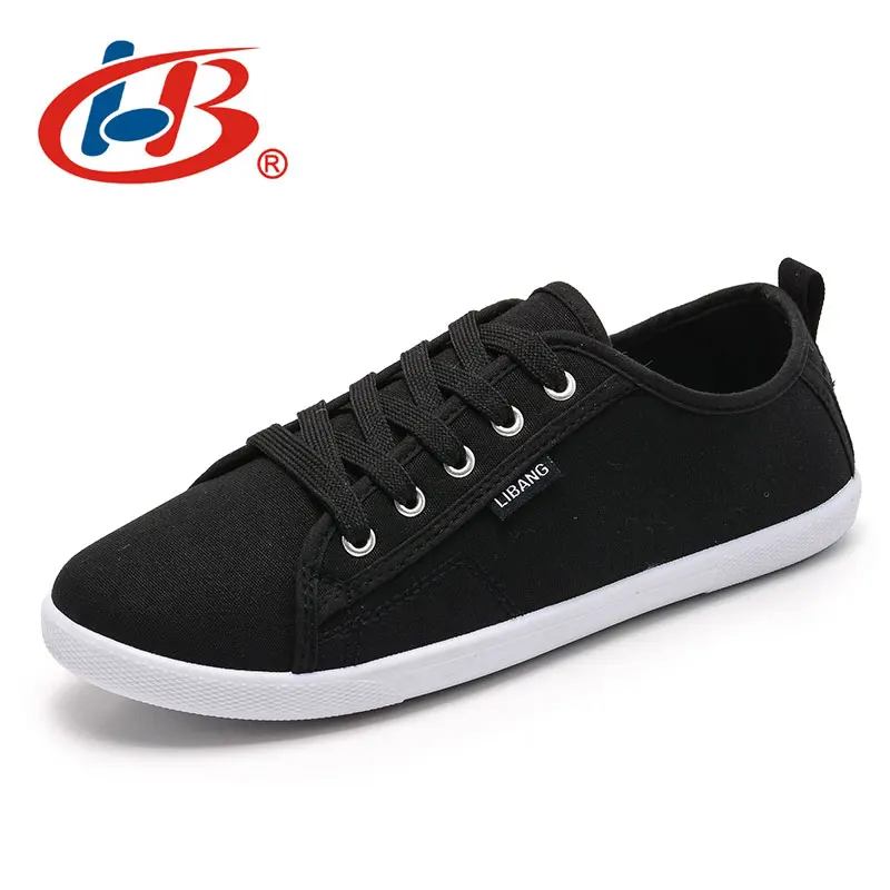 

LIBANG 2018 Lace Up Women Spring Shoes Comfortable Cotton Shoes Women New Flats Shoes Women Loafers Causal Female Footwear