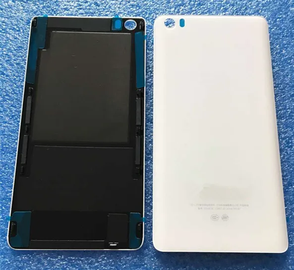 

Axisinternational For 5.7'' xiaomi Mi Note and MI note Pro 100% 3D GLASS back Battery Cover Case with lock pins White +tools