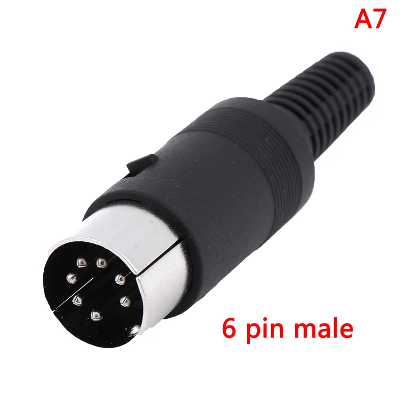 1 шт. DIN разъем 3/4/5/6/7/8 PIN шасси крепление кабеля с Пластик ручка мужской/женский