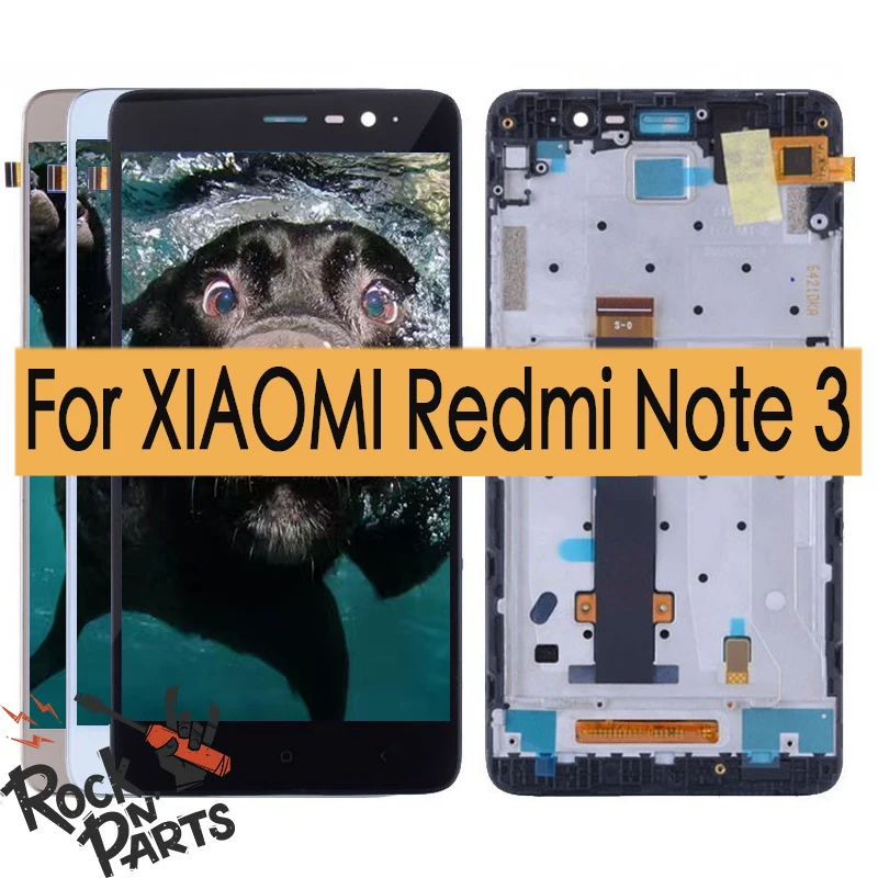 

Lcd Display Touch Screen Assembled Digitizer With Frame For Xiaomi Note 3 For Redmi Note 3 Pro Prime 150mm