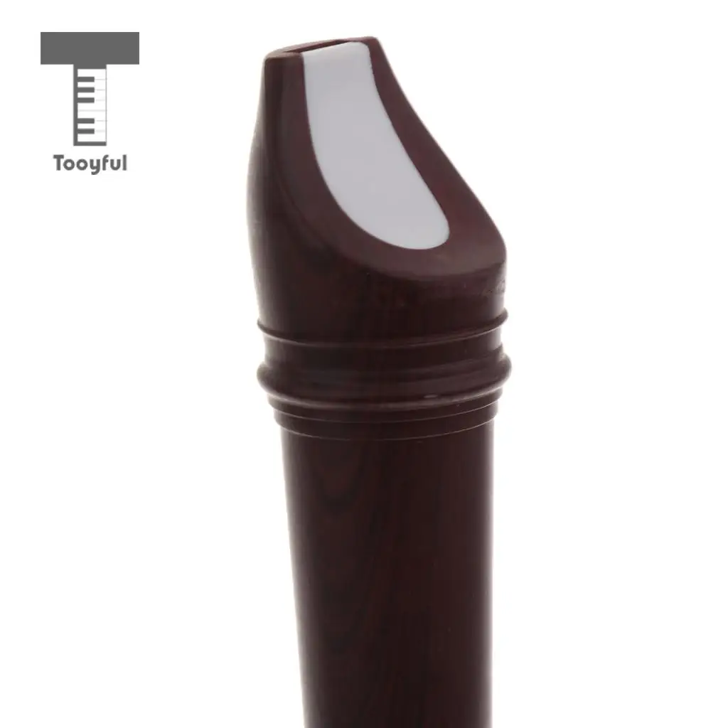 Tooyful Exquisite ABS 8 Holes German Style Soprano Recorder Woodwind Instrument
