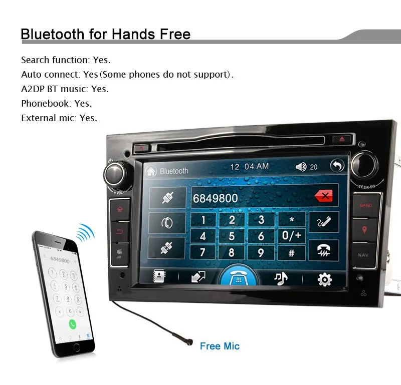 Flash Deal Eunavi 2 Din Car DVD Player in dash autoradio stereo for Vauxhall Opel Astra H G J Vectra Antara Zafira Corsa with GPS 3G Wifi 8
