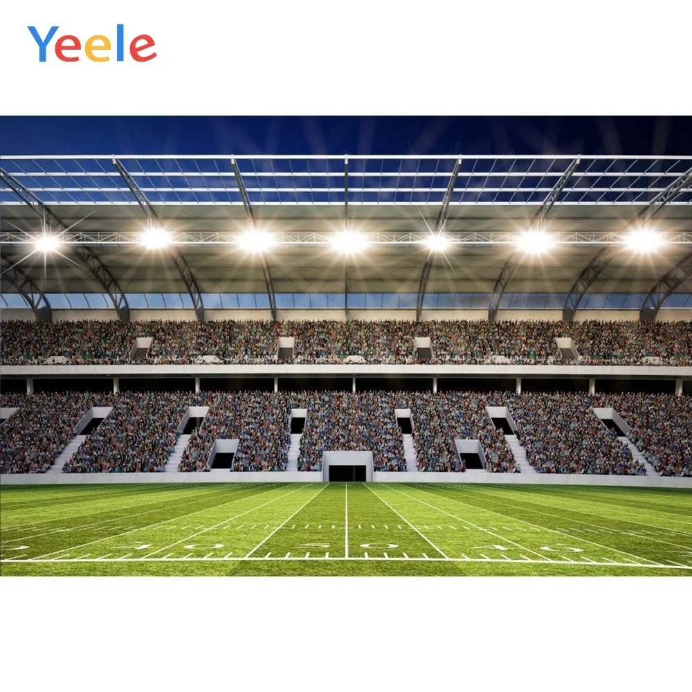 

Yeele Sports Stadium Photographic Backgrounds Football Field Soccer Player Child Portrait Photography Backdrops For Photo Studio