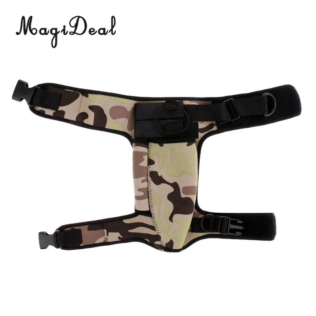 MagiDeal Adjustable Camo Neoprene Sheath Scuba Tech Dive Diving Gear Equipment