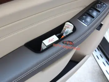 

4pcs Door Container Armrest storage Box Card phone For Benz ML-Class W166 2012+
