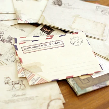 

12Pcs/pack 2018 Hot Sale Vintage Mini Paper Europe Scene Envelope Scrapbooking Envelopes Small Stationery Gift E2024