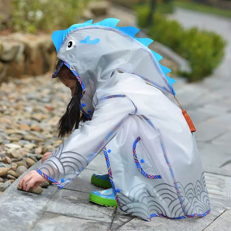 

TPU raincoat for children,hood waterproof rain coat for children rain suit,students baby rain coat poncho