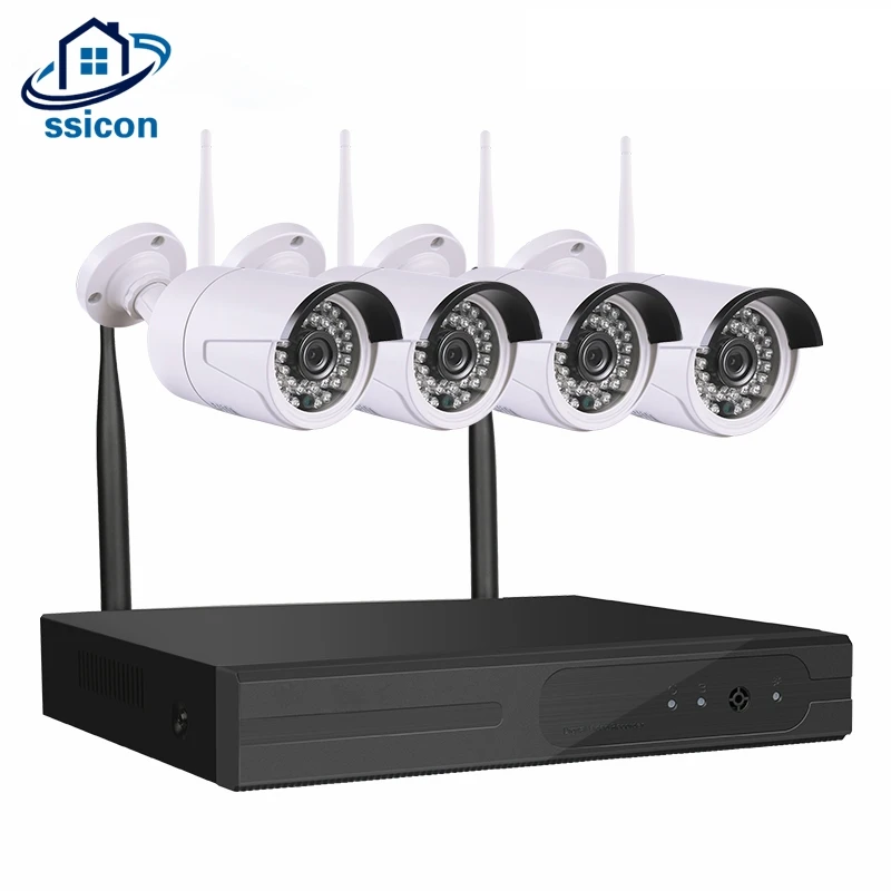 

SSICON 4Channel 720P NVR CCTV Wireless Camera System 4CH wifi NVR kit Home Security Surveillance Camera System Plug And Play